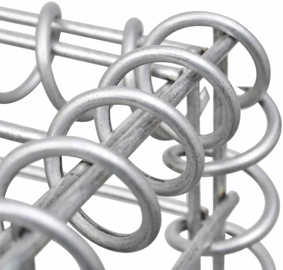Gabiono vazonas, galvanizuotas plienas, 180x90x50cm