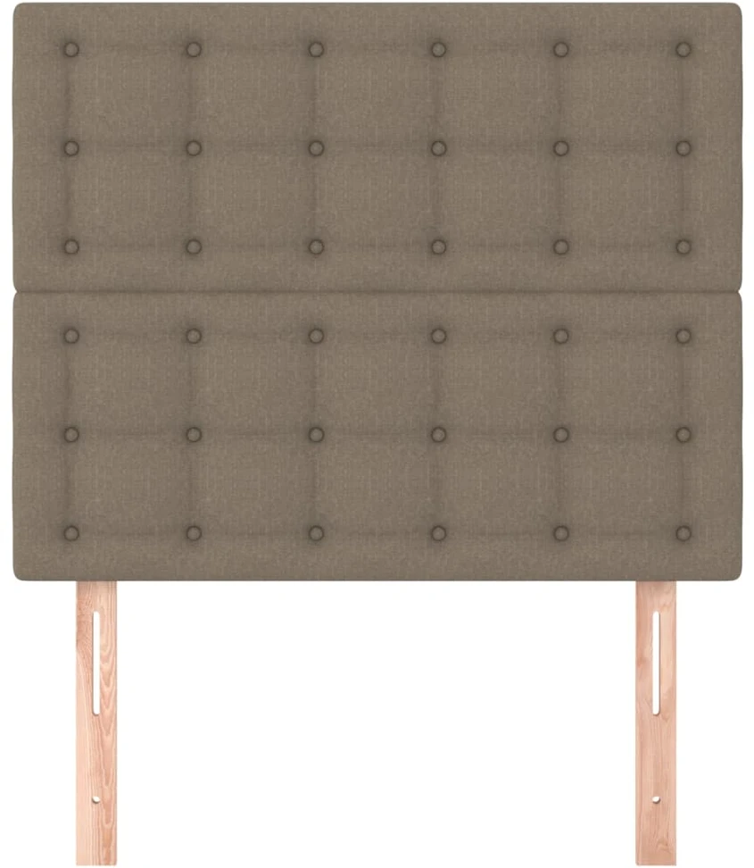 Galvūgaliai, 2vnt., taupe spalvos, 100x5x78/88cm, audinys