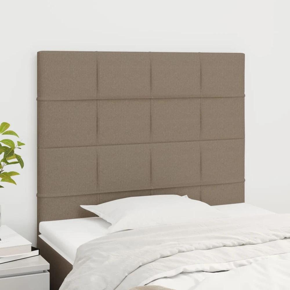 Galvūgaliai, 2vnt., taupe spalvos, 100x5x78/88cm, audinys
