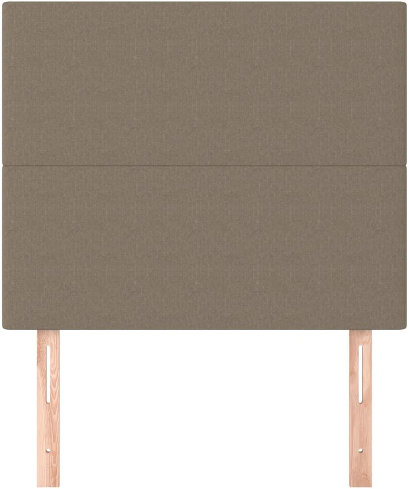Galvūgaliai, 2vnt., taupe spalvos, 100x5x78/88cm, audinys