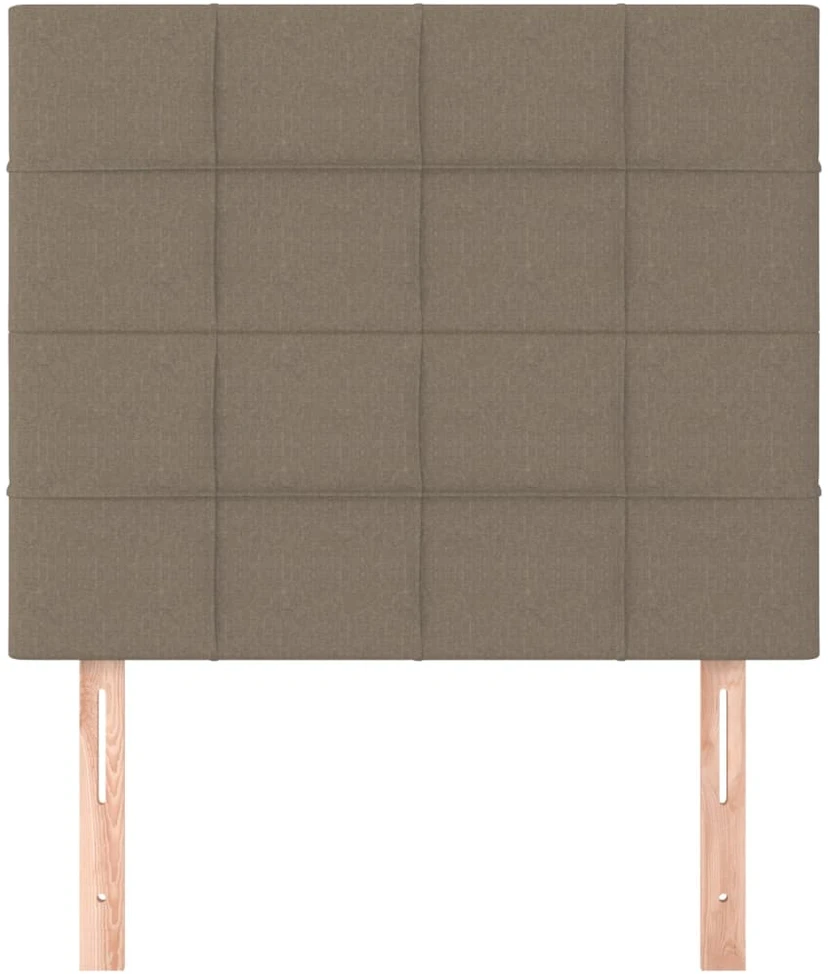 Galvūgaliai, 2vnt., taupe spalvos, 100x5x78/88cm, audinys