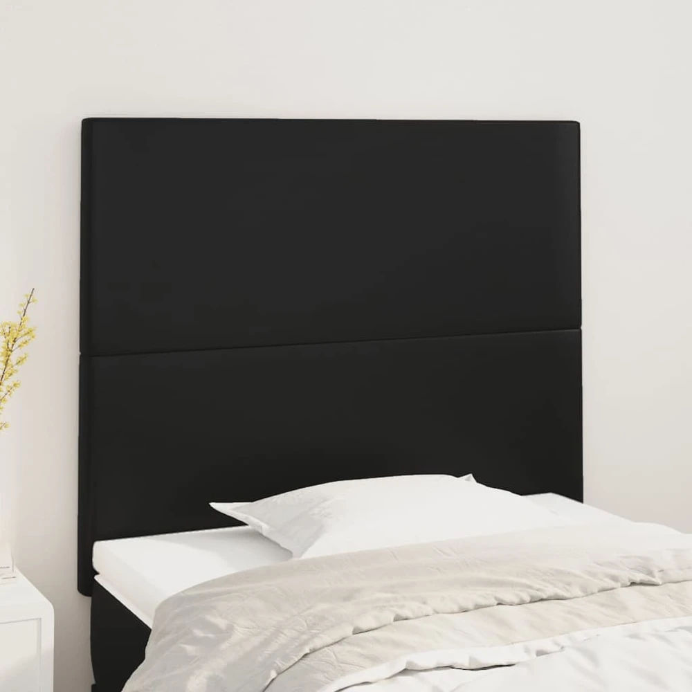 Galvūgalis, 2vnt., juodos spalvos, 100x5x78/88 cm, dirbtinė oda
