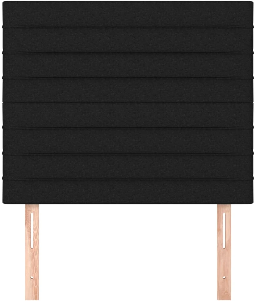 Galvūgalis, 2vnt., juodos spalvos, 100x5x78/88cm, audinys