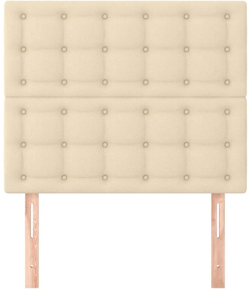 Galvūgalis, 2vnt., kreminės spalvos, 100x5x78/88cm, audinys
