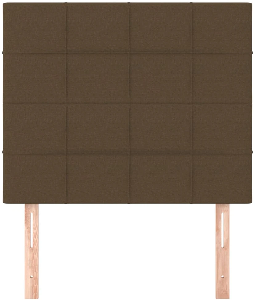 Galvūgalis, 2vnt., tamsiai rudos spalvos, 100x5x78/88cm,audinys