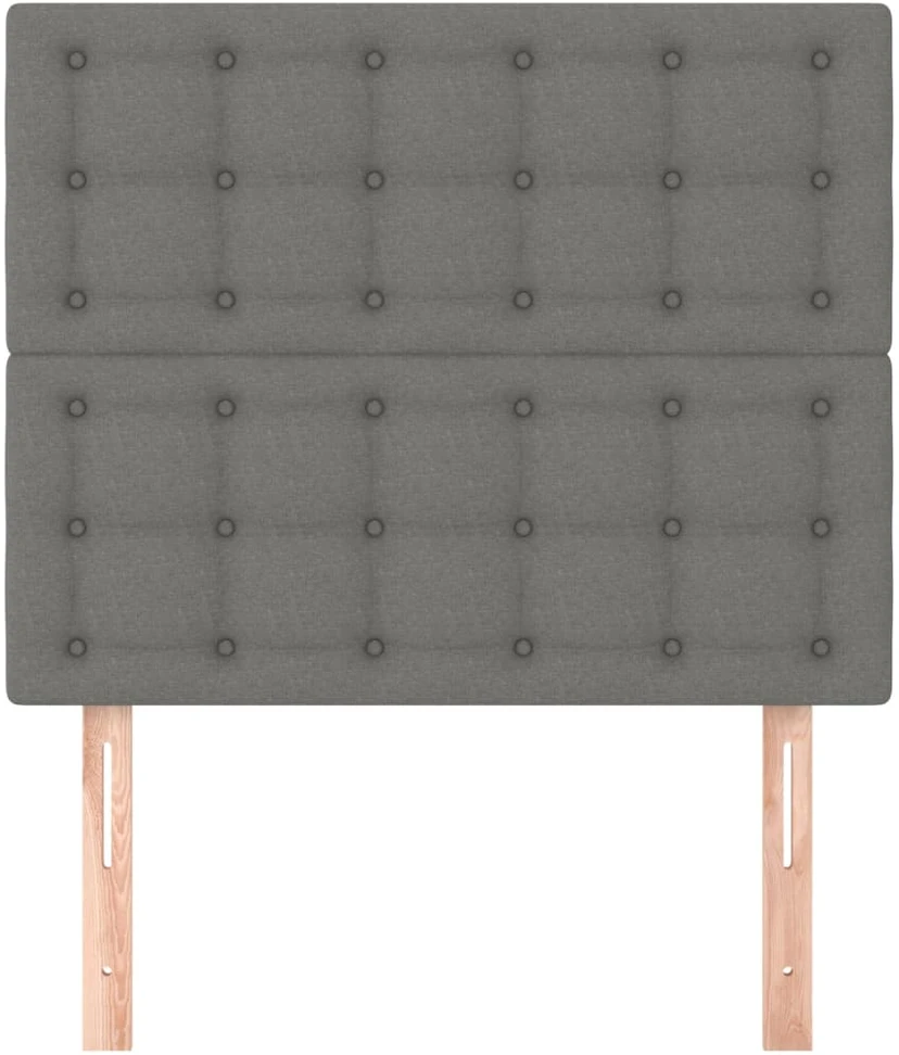 Galvūgalis, 2vnt.,tamsiai pilkos spalvos,100x5x78/88cm, audinys