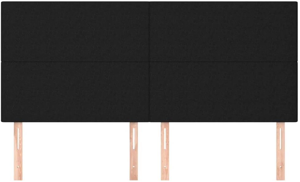 Galvūgalis, 4vnt., juodos spalvos, 100x5x78/88cm, audinys