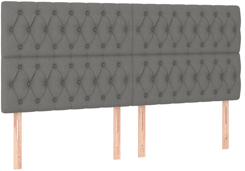 Galvūgalis, 4vnt.,tamsiai pilkos spalvos,100x7x78/88cm, audinys