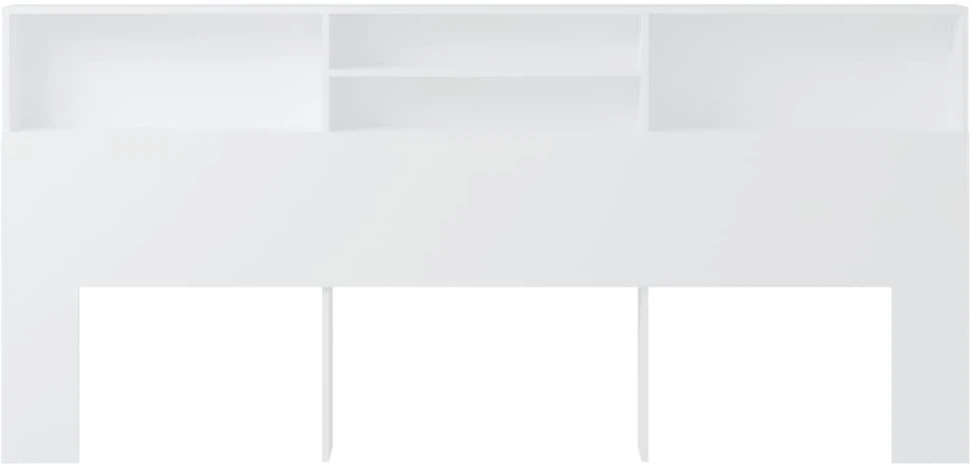 Galvūgalis-spintelė, baltos spalvos, 220x19x103,5cm