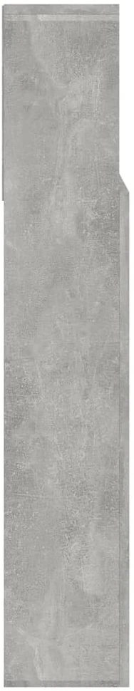 Galvūgalis-spintelė, betono pilkos spalvos, 140x19x103,5cm
