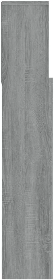 Galvūgalis-spintelė, pilkos ąžuolo spalvos, 180x19x103,5cm