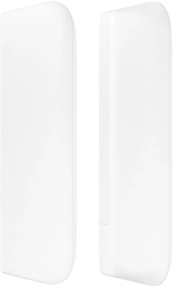 Galvūgalis su auselėmis, baltos,183x16x78/88cm, dirbtinė oda