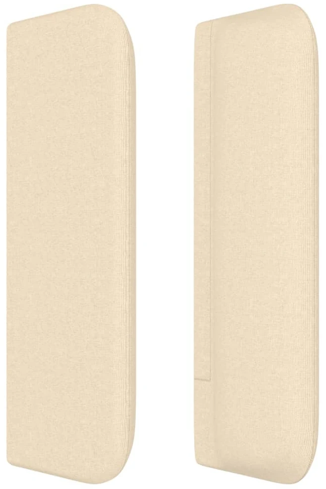 Galvūgalis su auselėmis, kreminės,203x16x78/88 cm, audinys