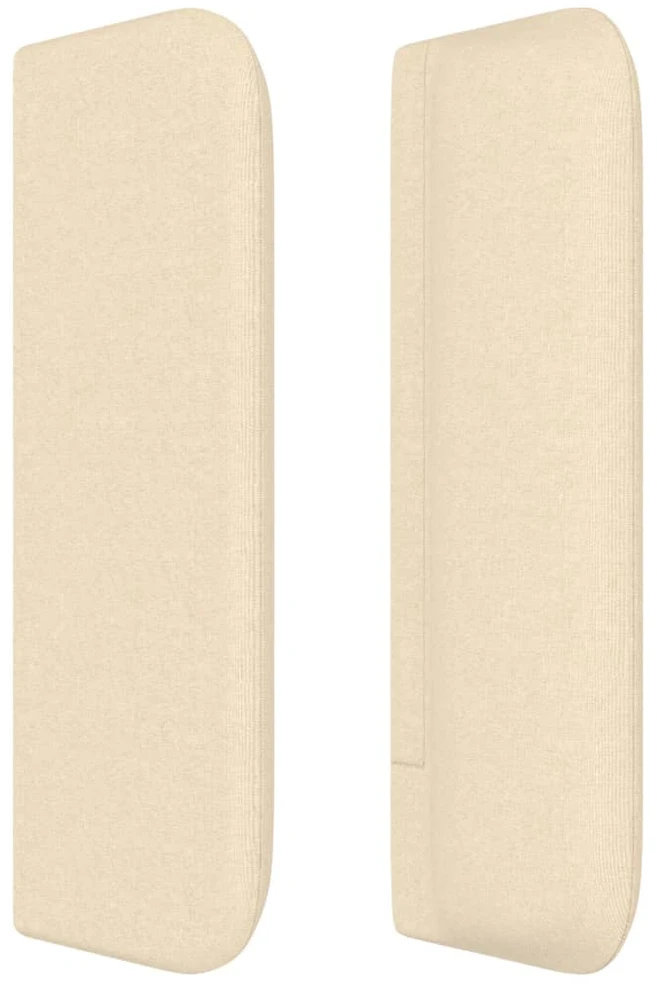 Galvūgalis su auselėmis, kreminės,203x16x78/88 cm, audinys