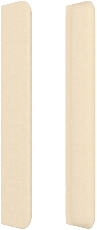 Galvūgalis su auselėmis, kreminis, 103x16x118/128cm, audinys