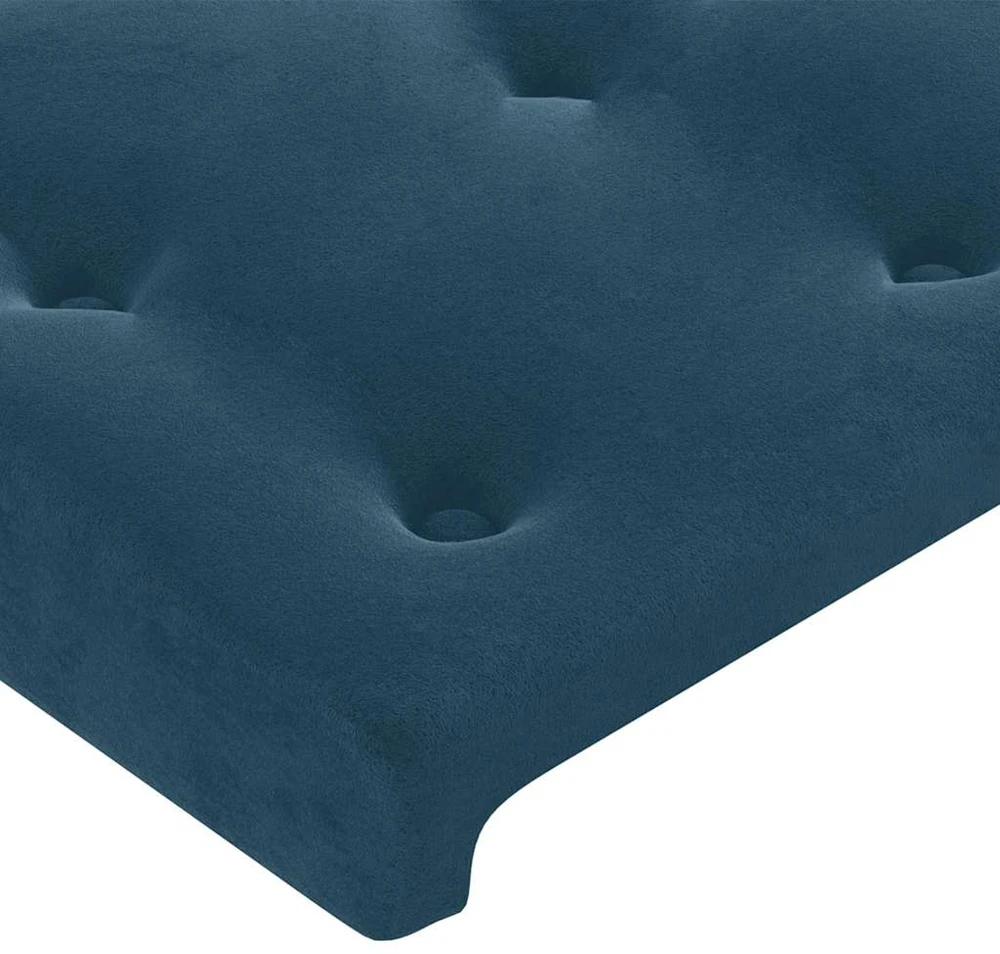 Galvūgalis su auselėmis, mėlynas, 83x23x118/128cm, aksomas