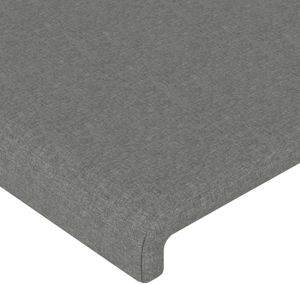 Galvūgalis su auselėmis, pilkas, 83x16x118/128cm, audinys