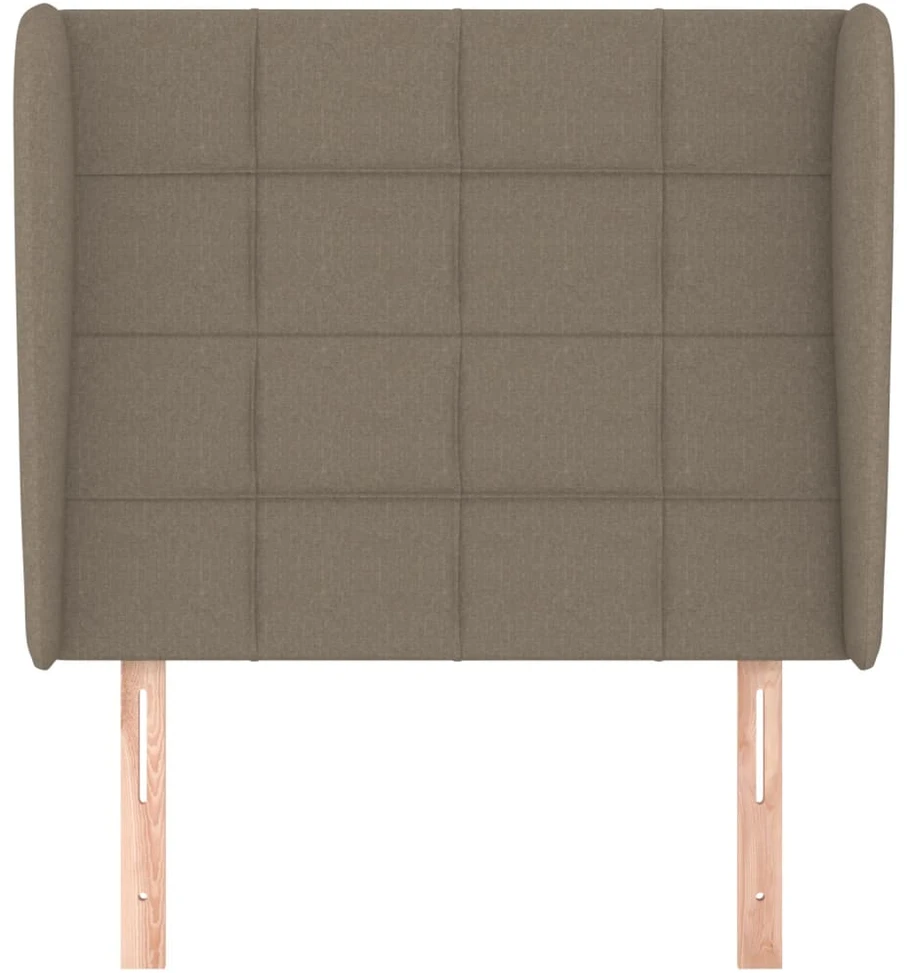 Galvūgalis su auselėmis, taupe, 103x23x118/128cm, audinys