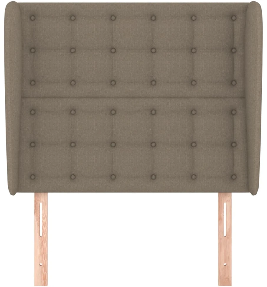 Galvūgalis su auselėmis, taupe, 103x23x118/128cm, audinys