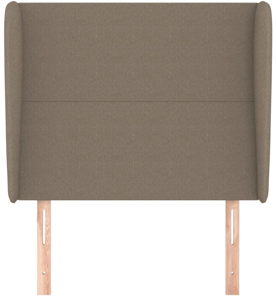 Galvūgalis su auselėmis, taupe, 93x23x118/128cm, audinys