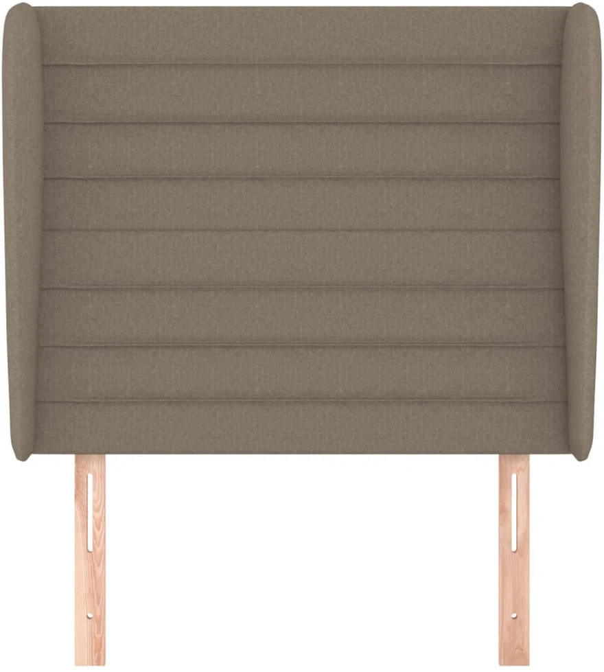 Galvūgalis su auselėmis, taupe, 93x23x118/128cm, audinys
