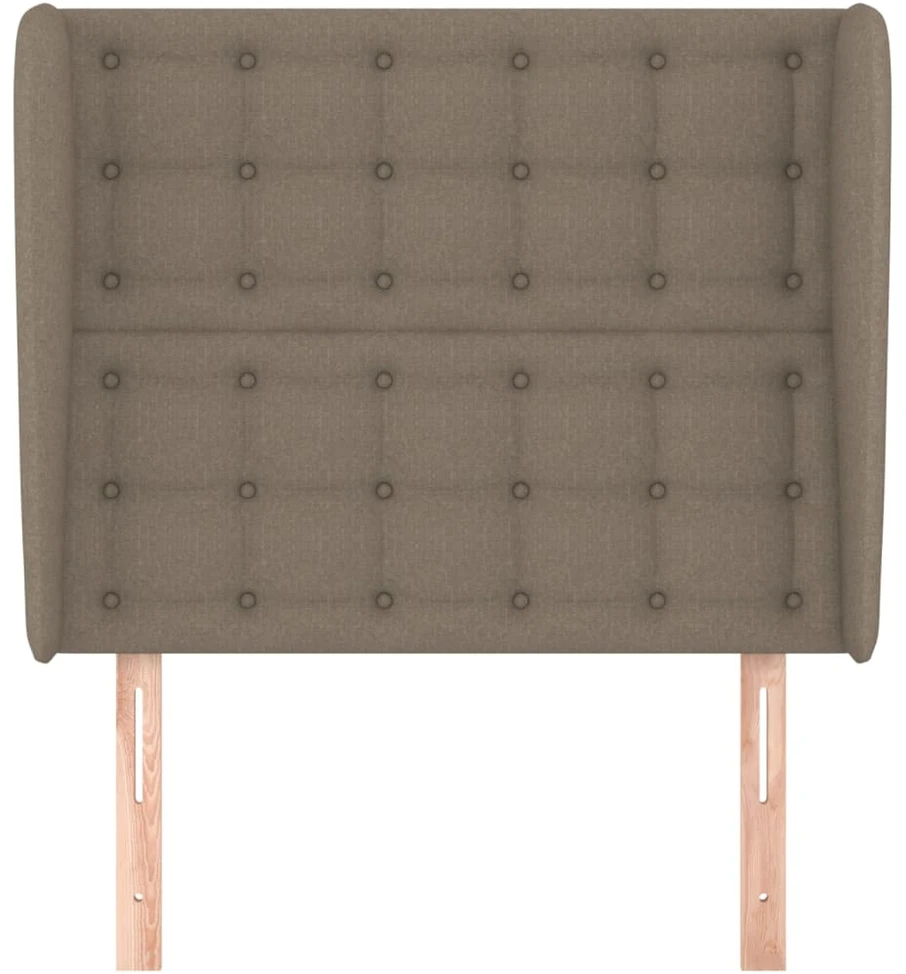 Galvūgalis su auselėmis, taupe, 93x23x118/128cm, audinys
