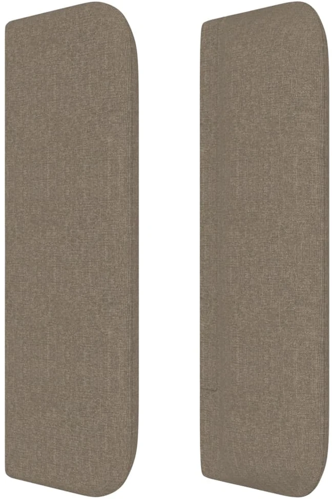 Galvūgalis su auselėmis, taupe spalvos,183x16x78/88cm, audinys