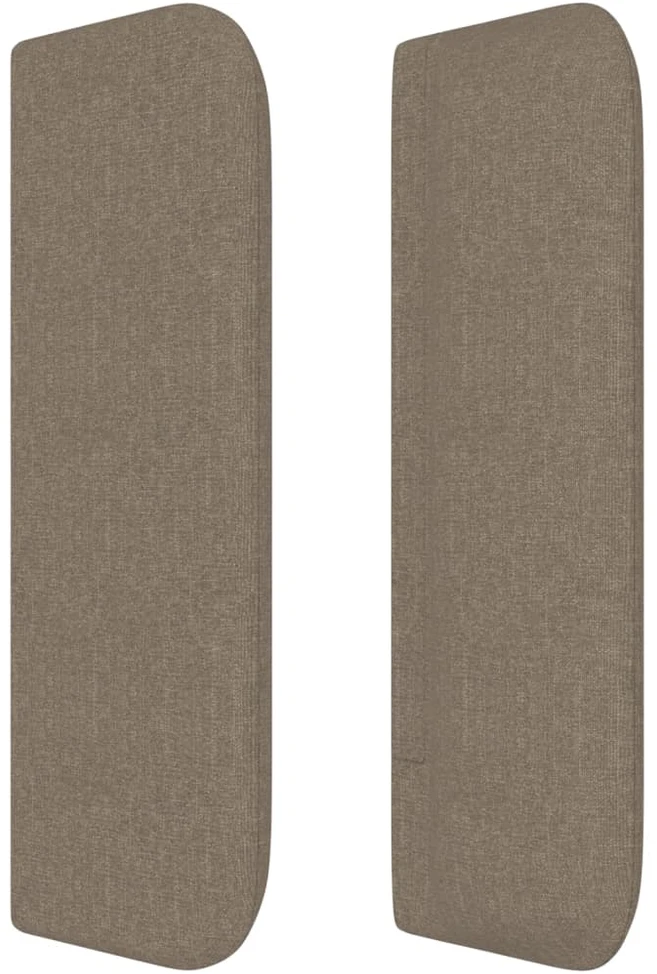 Galvūgalis su auselėmis, taupe spalvos,203x16x78/88cm, audinys