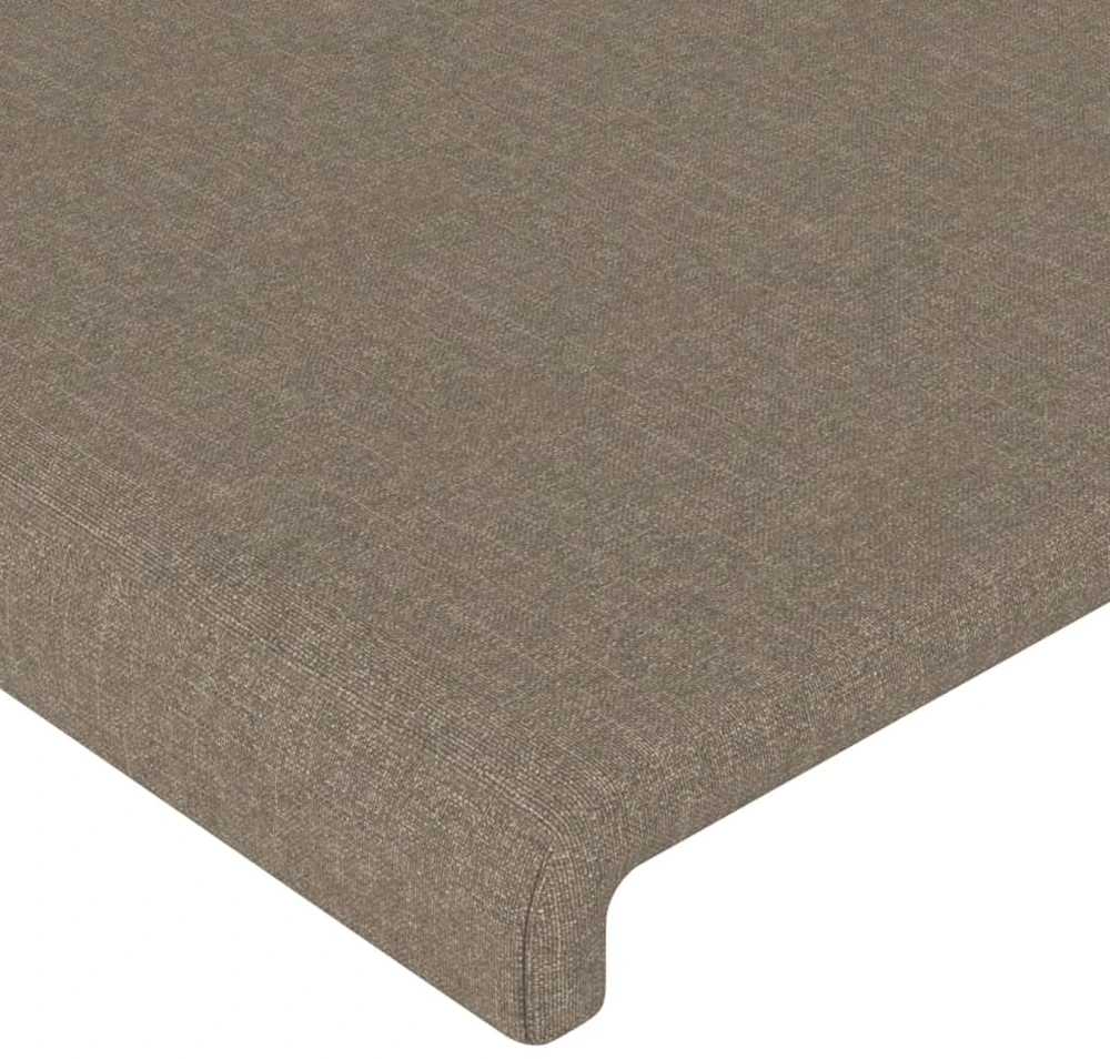 Galvūgalis su auselėmis, taupe spalvos,203x16x78/88cm, audinys