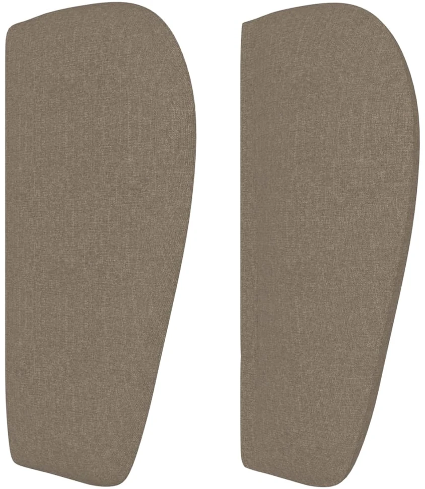 Galvūgalis su auselėmis,taupe spalvos,147x23x78/88cm, audinys