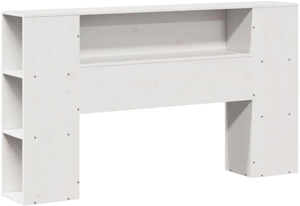 Galvūgalis su daiktų laikymo vieta, baltas, 150cm, pušis