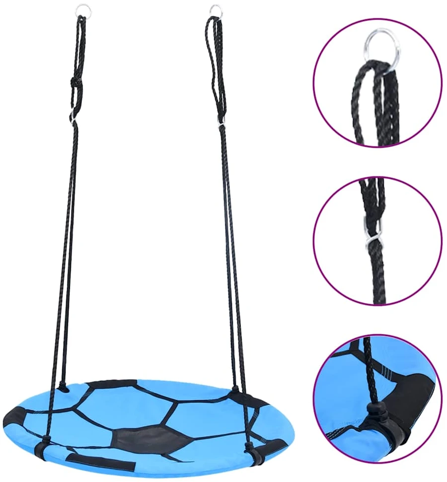 Gandro lizdo sūpynės, 100cm, futbolo dizaino