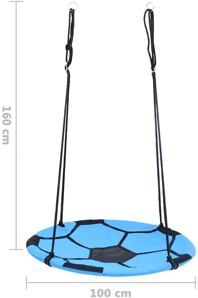 Gandro lizdo sūpynės, 100cm, futbolo dizaino