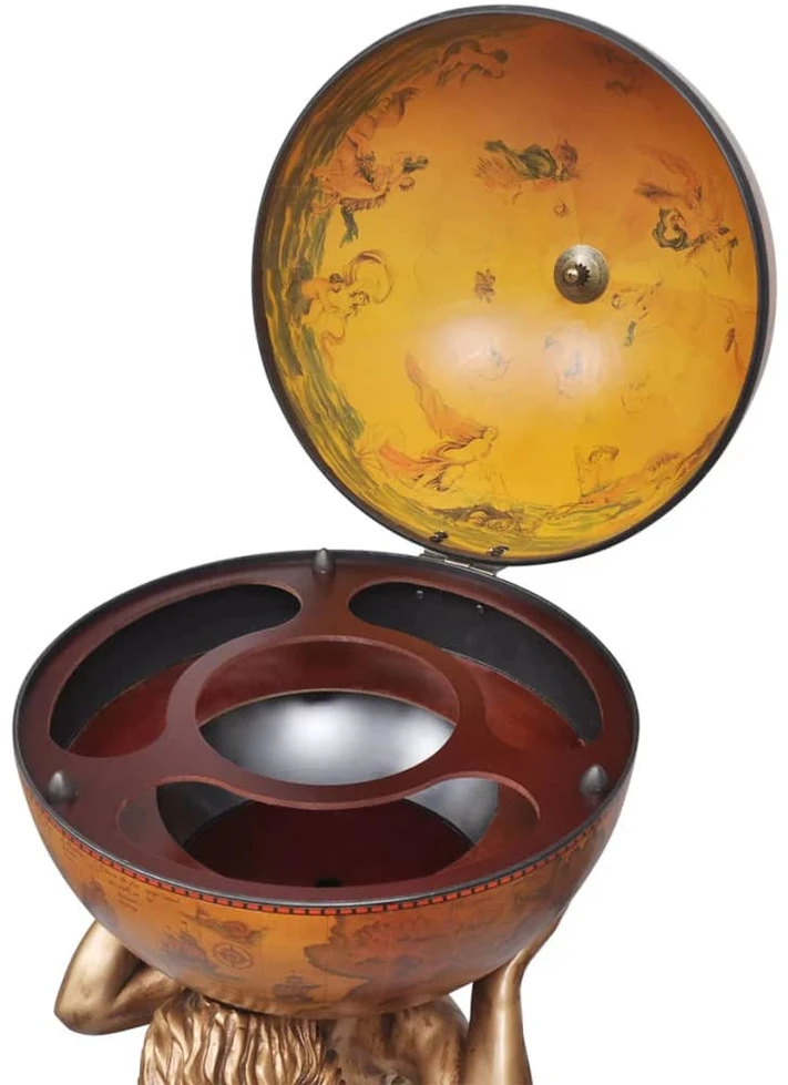 Gaublio formos baras su Atlaso stovo dizainu, 42x42x85cm