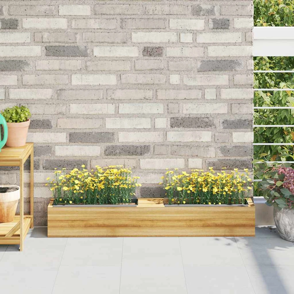 Gėlių loveliai Euro paletėms, 12vnt., pilki, 36x13,5x9,5cm, PP