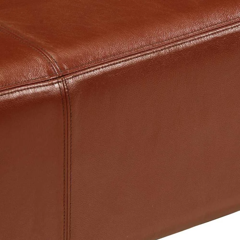 Gimnastikos arklys, rudas, 110cm, tikra oda ir mango masyvas