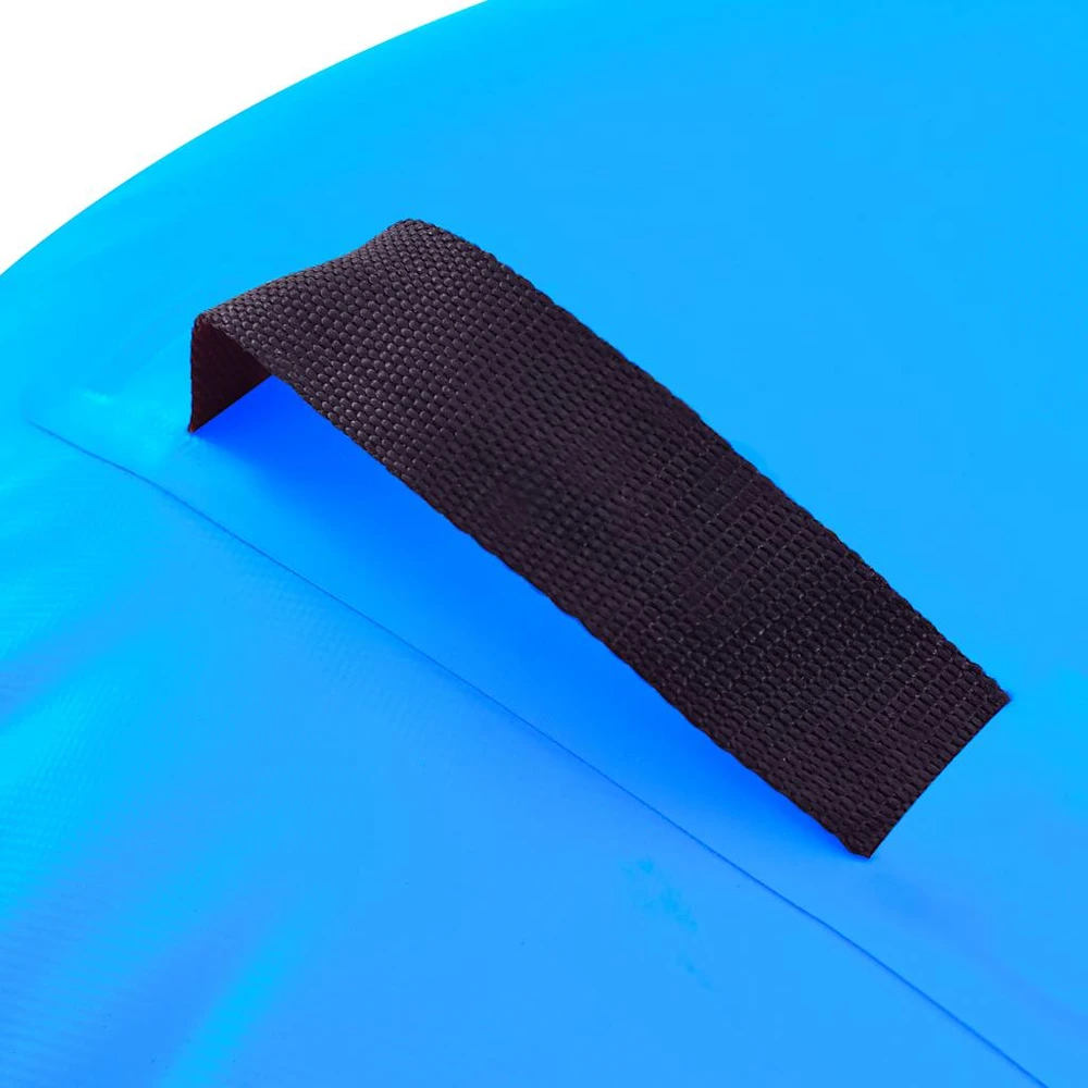 Gimnastikos ritinys su pompa, mėlynas, 120x90cm, PVC