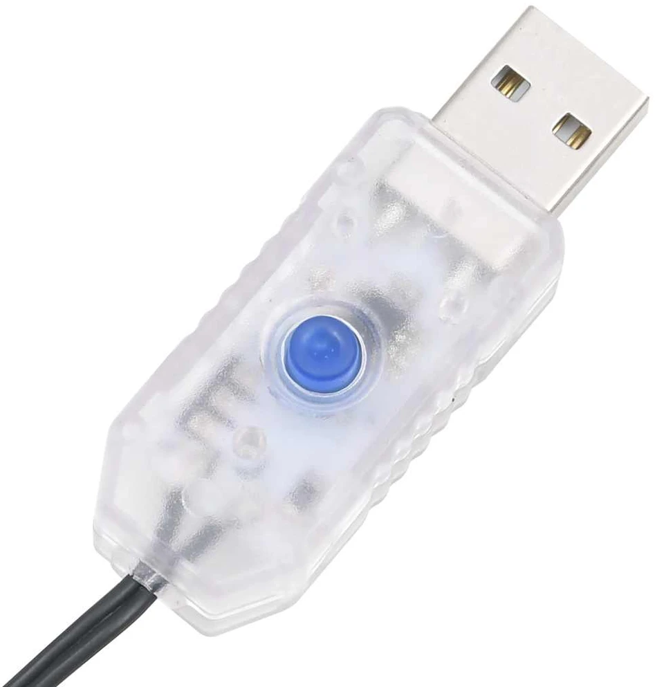 Girlianda su 400 spalvotų LED lempučių, 40m, 8 švietimo režimai