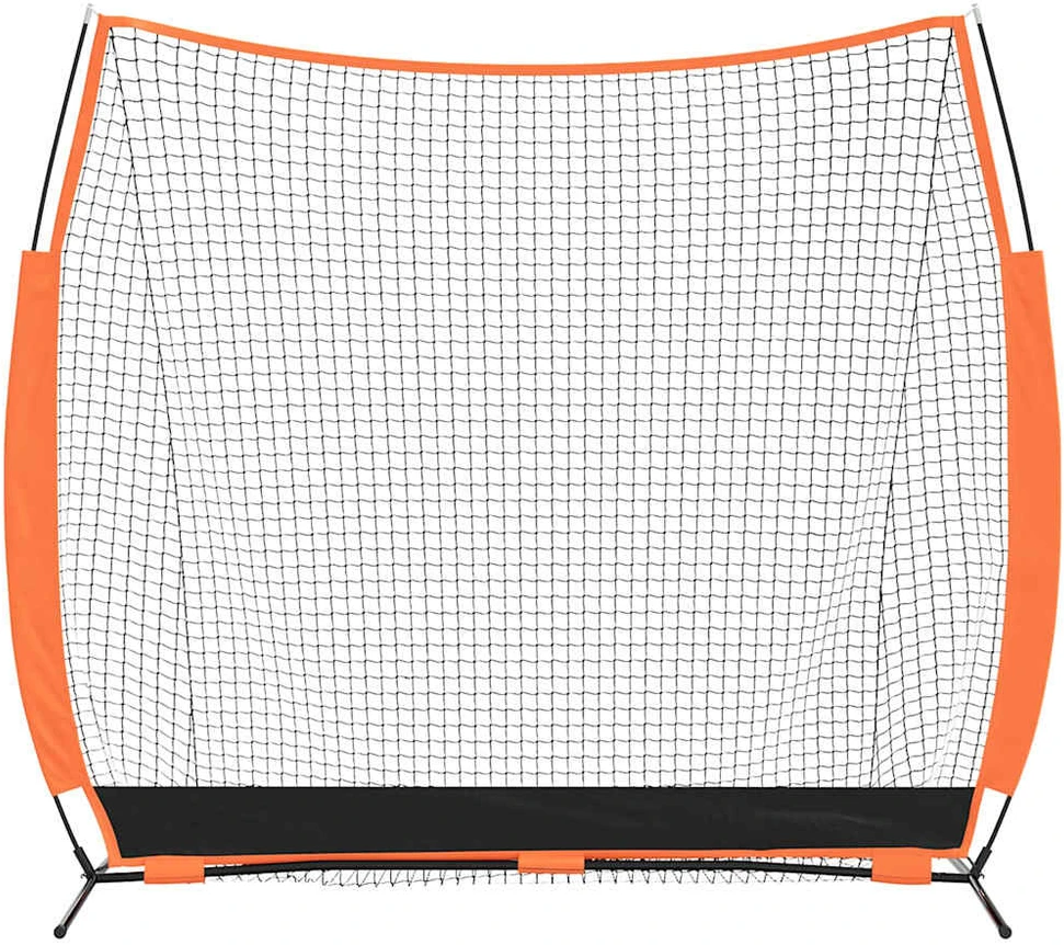 Beisbolo treniruočių tinklas Juoda 250 x 106,5 x 210 cm