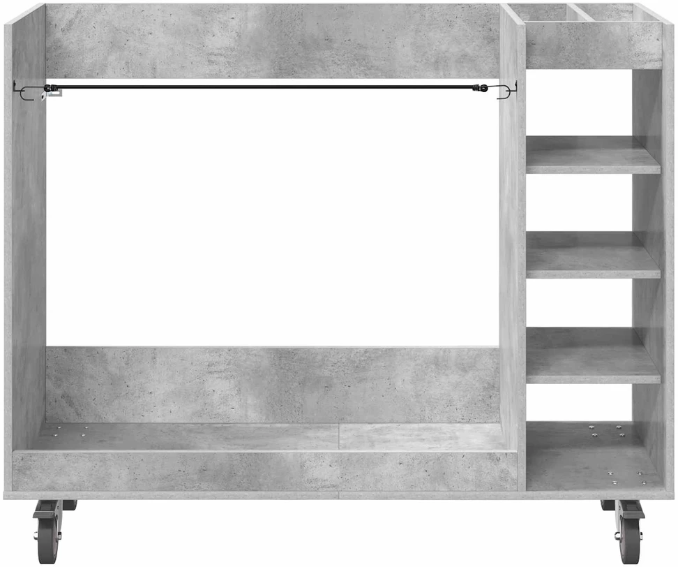 Golfo spinta su ratu Paprastas Betono pilka 120 x 45 x 98 cm