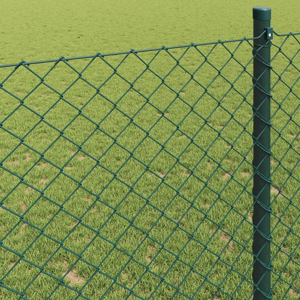 Grandinės ryšio tvora 25 x 0,6 m Plienas Žalia