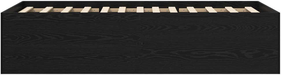 Lova Grindų lovos rėmas Juodojo ąžuolo 80 x 200 cm Apdirbta mediena