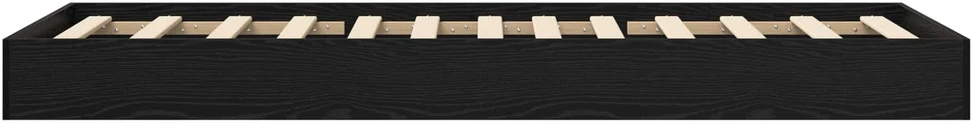 Lova Grindų lovos rėmas Juodojo ąžuolo 80 x 200 cm Apdirbta mediena