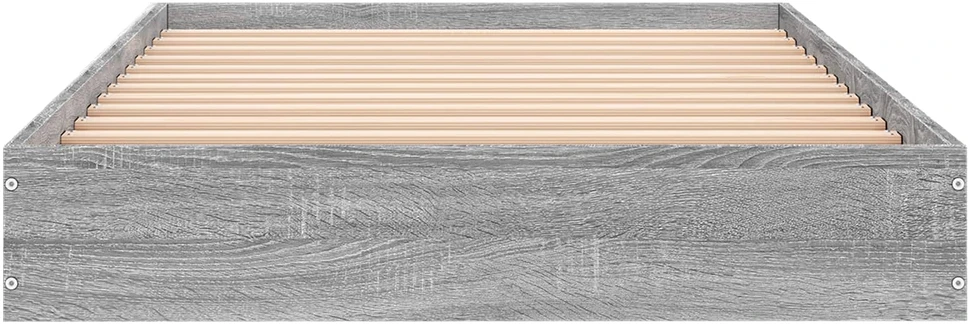 Lova Grindų lovos rėmas Pilka Sonoma 80 x 200 cm Apdirbta mediena