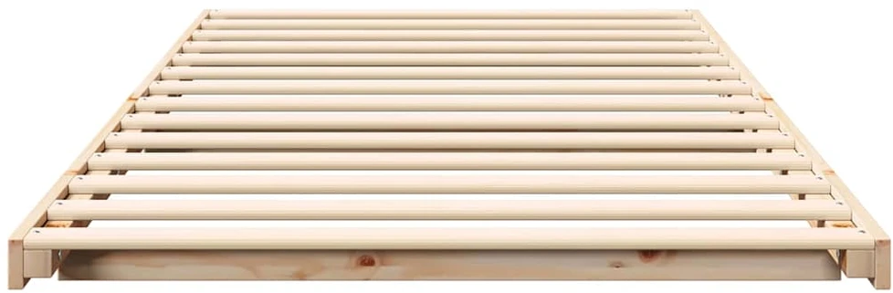 Lova Lovos rėmas Ruda 90 x 210 cm Kietos pušies mediena