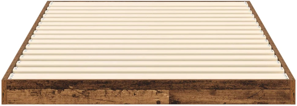 Lova Grindų lovos rėmas Senas medis 75 x 190 cm Apdirbta mediena