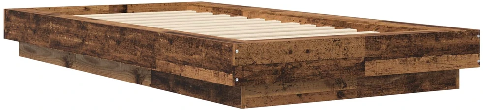 Lova Grindų lovos rėmas Sendintos medienos 80 x 210 cm