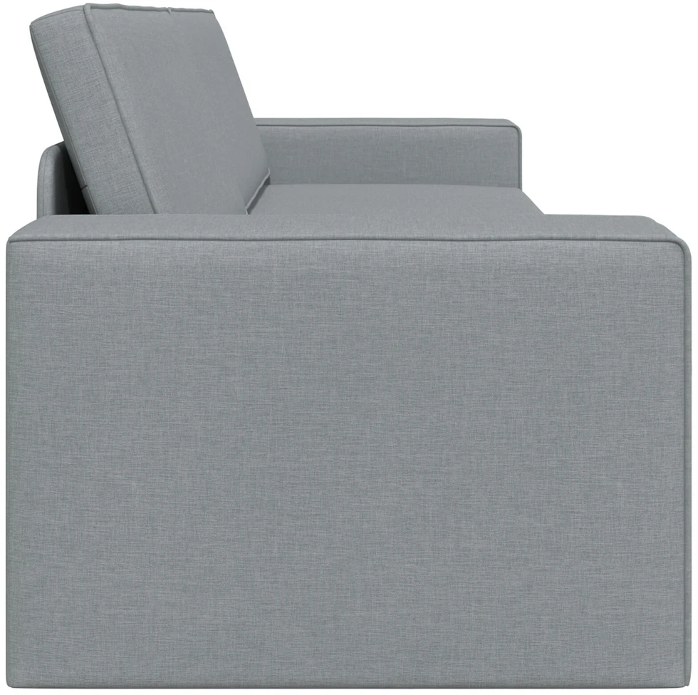 Sofa lova Šviesiai pilka 245 x 78 x 77 cm audinys