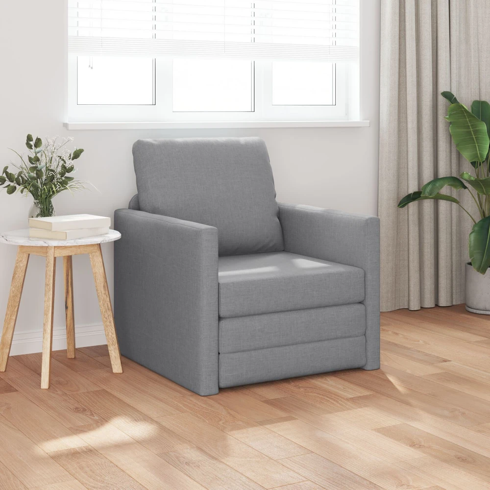 Sofa lova 60cm Šviesiai pilka audinys