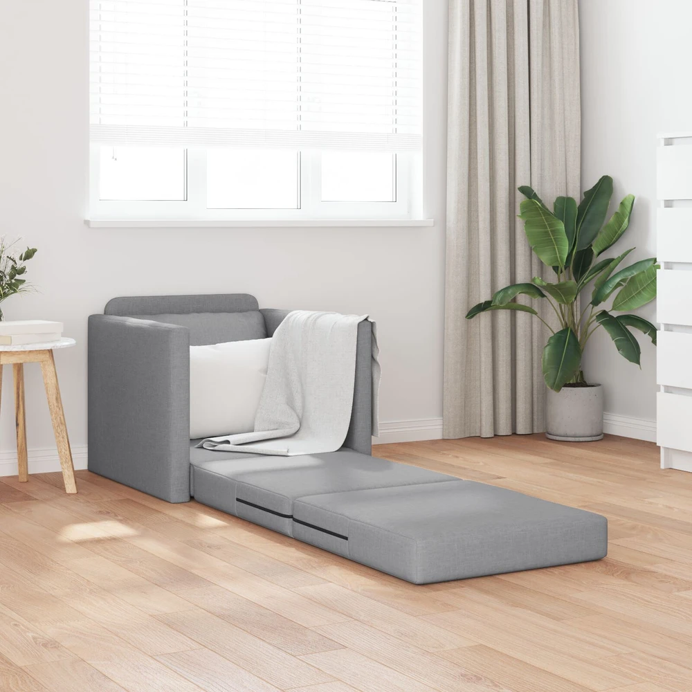 Sofa lova 60cm Šviesiai pilka audinys